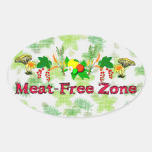 Fleisch-Freie Zone Sticker