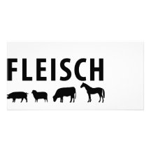 Fleisch Ikone Fotokartenvorlagen