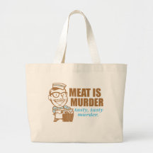 Fleisch ist Mord Einkaufstasche