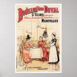 Fleischbrühe-Vintage Nahrungsmittelanzeigen-Kunst Plakatdruck