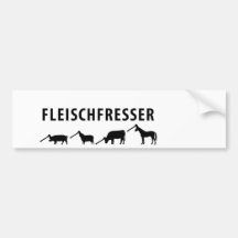 Fleischfresser Ikone Auto Sticker