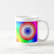 fleur etoile plein couleurs Wahlen binaires Teetasse