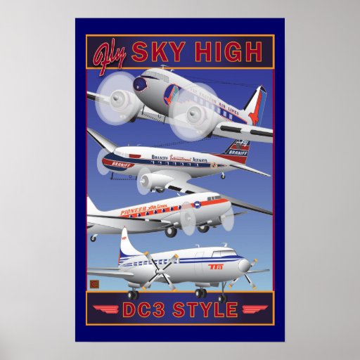 Fliege himmelhoch - Plakat