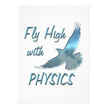 Fliege hoch mit Physik Personalisierte Einladungen