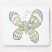 Fliegen-Freude - Schmetterling Mauspads