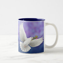 Fliegen-Friedenstauben-Becher Teetasse