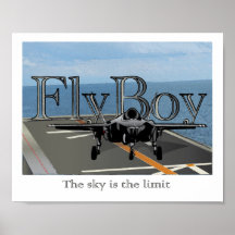 Fliegen-Junge - Jungen-Raum-Wand-Kunst Posterdruck