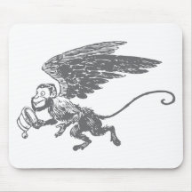 Fliegen Monkeys Märchen-Fantasie-Geschöpf Mousepads