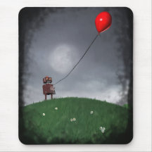 Fliegen Sie Ihr kleines rotes Baloon Mousepad