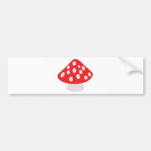 Fliegenblätterpilzikone Auto Sticker
