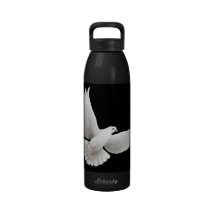 Fliegende Weiß-Tauben-Freiheits-Flasche Wasserflaschen