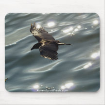 Fliegender RABE \ KRÄHE Mousepad