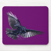 Fliegender Rabe Mousepad