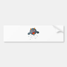 fliegendes Regenmonster flying rain monster Autosticker