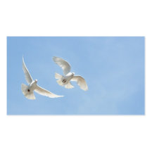 Fliegentauben Visitenkartenvorlagen