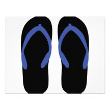 Flipflopikone Personalisierte Einladungskarte