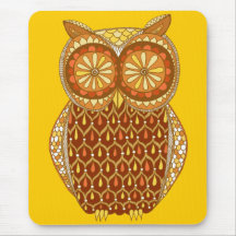 Flippige Eule Mousepad