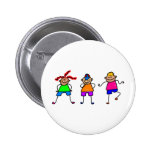 Flippige Kinder Button