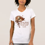Flippiger Gandhi - seien Sie die Änderung… Shirts