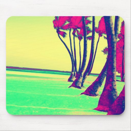 flippiger psychedelischer Strandentwurf Mousepads
