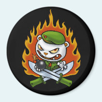 Flippy Flammen-Tätowierungs-Magnet magnete