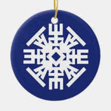 FLOCKE Blue1 Weihnachtsbaum Ornamente