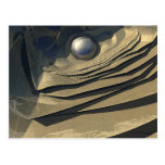 Flocken des Goldes Postkarte