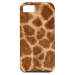 Flockiges Giraffen-Pelz-Muster Etui Fürs iPhone 5
