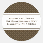 Flora-Bienen-Adressen-Etikett Sticker