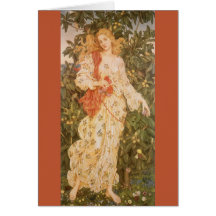 Flora, Göttin der Blüten und Blumen durch Morgan Karte