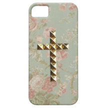 Floral Cross Iphone5 Case iPhone 5 Cover