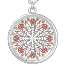FloralMandala Personalisierte Halskette