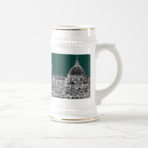 Florenz-Architekturzeichnen Kaffee Haferl