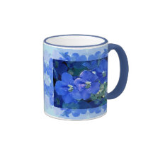 "Flores Azuis" (blaue Blumen) Kaffeehaferl