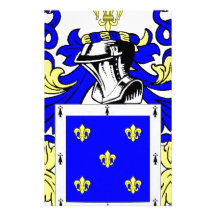 Flores (Spanish) Coat of Arms Personalized Stationery