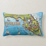 Florida-Cartoon-Karte Kissen