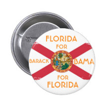 FLORIDA FÜR OBAMA-Knopf Anstecknadel