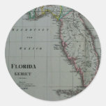 Florida-Karten-Aufkleber 1823