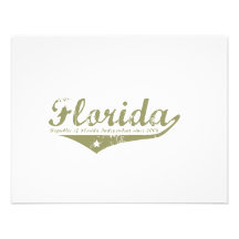 Florida-Revolutions-T-Shirts Individuelle Ankündigungskarte