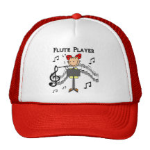 Flötenspieler-T-Shirts und Geschenke Trucker Caps