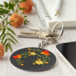Flower Decor Key Chain