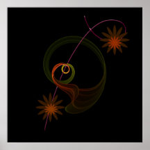 Flower-Fraktal Plakatdrucke