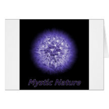 Flower power-Mystiker-Natur Karten