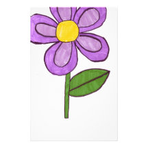 Flower Stationery Paper