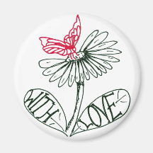 flower with love magnets