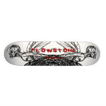 Flowstone Grafik-männliches Fee-Logo Skateboarddecks