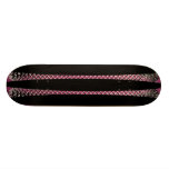 Flubble verschiedener Rip-Schwarz-weißes rosa Gelb Bedruckte Skateboarddecks