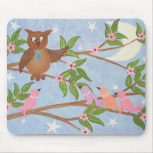 Flug-Schule - wunderliches Mousepad