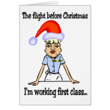 Flug vor Weihnachten Karten