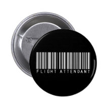 Flugbegleiter-Bar-Code Anstecknadel